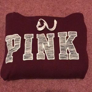 PINK maroon hoodie